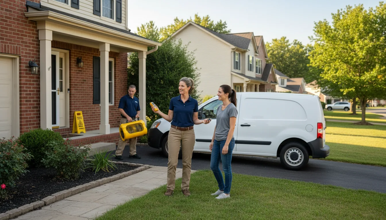 Residential water damage restoration in Brighton, CO